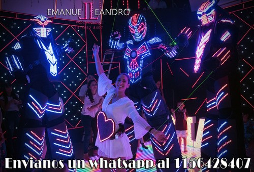 Imagen 1 de 10 de Show Robot Led - Show Luminoso - Show Baile Led