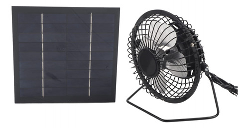Ventilador 5 W 6 V Panel Solar 5.7 In Kit Escape Mini Para