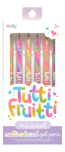 Bolígrafos De Gel Perfumados 6pk Tutti Fruitti Ooly