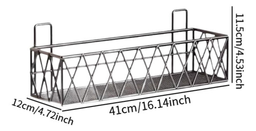 Estante De Pared Para Baño, Estante Colgante De L Negro