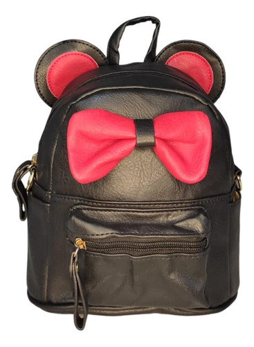 Mochila Infantil Menina Passeio Minnie Orelhinha E Lacinho