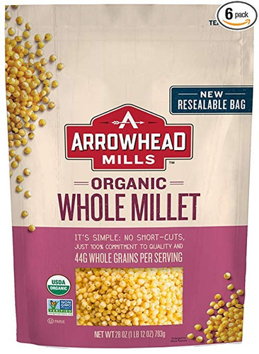 Arrowhead Mills Orgánico Total Millet, 28 Oz. Bolsa (paquete