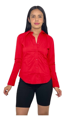 Blusa Dama Camisa Oficina Formal Uniforme Algodon Mayoreo