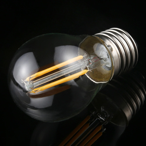 Bombilla Led De Filamento Led G45 E27 De 4 W Con Atenuación