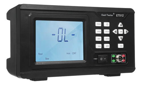 Probador De Resistencia Portátil Con Pantalla Et512 Lcd Mill