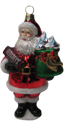 Hershey's Kurt Adler - Figura Decorativa De Cristal, 5.0 in