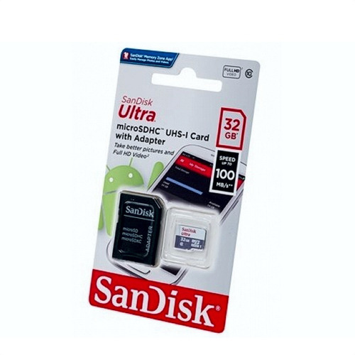 Imagen 6 de 7 de Tarjeta Micro Sdhc 32gb, Sandisk Ultra, Uhs-i, C10, 100mb/s
