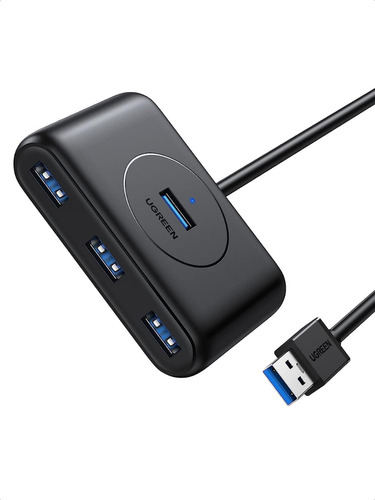 Hub Ussb 3.0 4 Puertos Usb 3.0 1m 5gbps Datos Carga Alta Cal