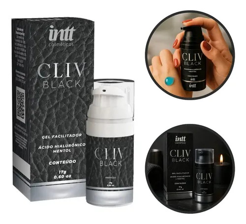 Intt Cliv Black Anestésico Anal Sem Dor Exta Forte 17g Mentol Suave