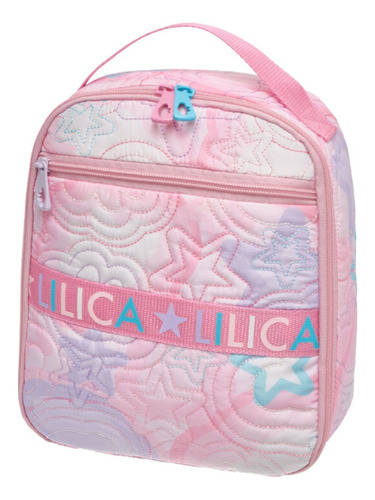 Lancheira Escolar Infantil Frasqueira Térmica Lilica Puffer