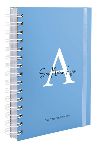 Agenda Personalizada 2024 Plus Letra Moderna Color Cores