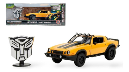 Jada -transformers - Chevrolet Camaro Bumblebee Con Fig 1:24