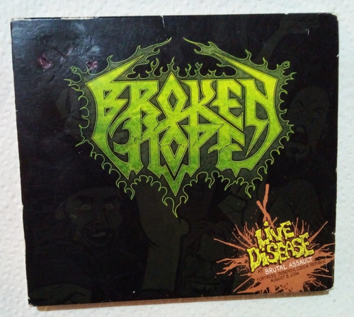 Broken Hope Live Disease Usa Cd Blu Ray 2016 