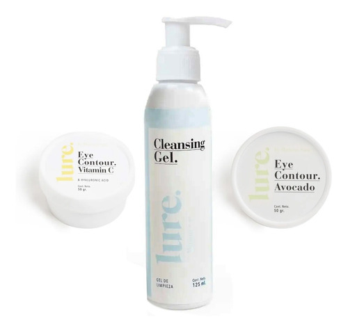 Kit Skin Care Gel Limpiador + Crema Contorno Ojos Rutina Set