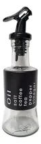 Comprar Aceitera Vinagrera Negra Vidrio 180cc Con Pico Vertedor