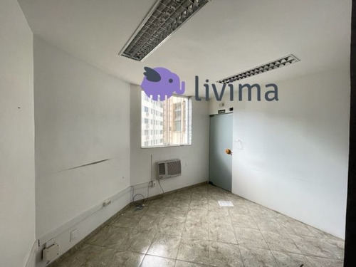 Imagem 1 de 20 de Sala Comercial Para Alugar Na Avenida Rio Branco, Centro, Rio De Janeiro - Rj - Liv-24038