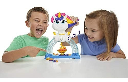 Play-doh Tootie The Unicorn Ice Cream Set With 3 Non-toxic 