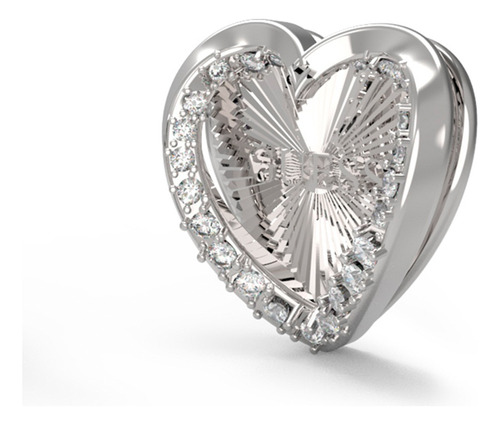Aretes Mon Amour Guess Mujer Corazon Acero Inoxidable