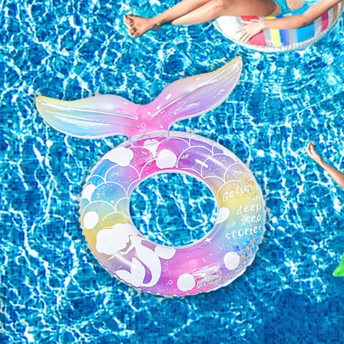 Flotador Inflable De Sirena Para Anillo De Natación