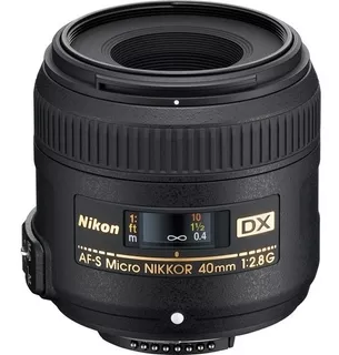 Lente Nikon Af-s Dx Micro Nikkor 40mm F/2.8 G Estándar