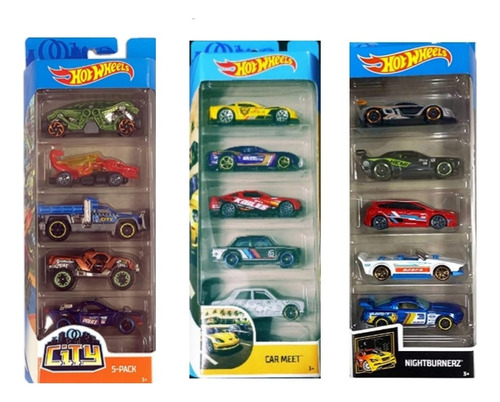 Set Carritos Hot Wheels 1m