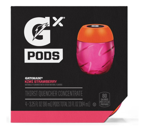 Gatorade Gx Pods - Kiwi Strawberry - Pack C/4