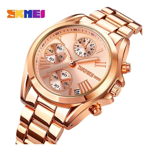 Reloj Skmei 1897 Acero Inoxidable Dama Elegante Original