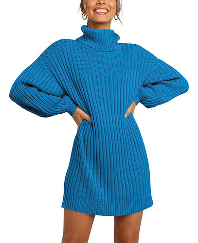 Otoño E Invierno, Nueva Moda, Cuello Alto Para Mujer, Longit
