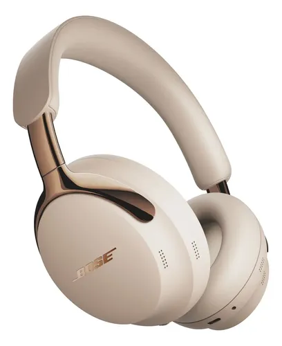 Fone de ouvido Bose Quietcomfort Ultra Fones de ouvido dourados e