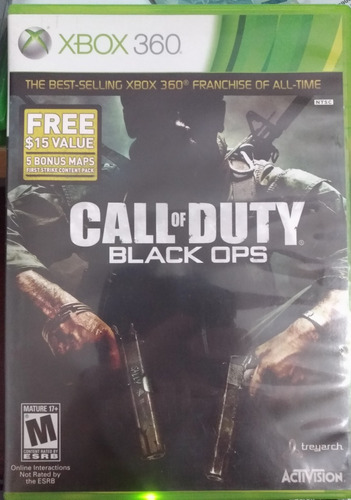Call Of Duty Black Ops Xbox 360 One Original Mídia Física