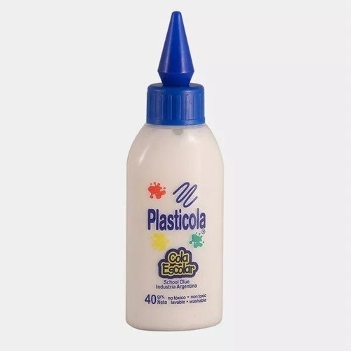 Adhesivo Plasticola - Escolar - No Tóxico 40cm3 Por Unidad