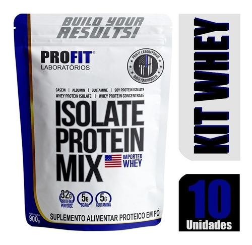 Kit Atacado 10x Whey Protein Mix De Proteínas - Profit Labs