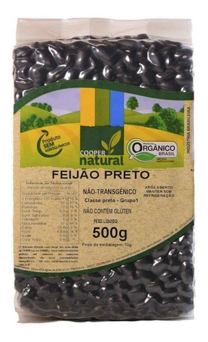 Feijão Preto Orgânico Coopernatural 500g