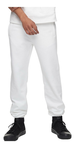 Pants Calvin Klein Jeans Blanco Logo Bordado Original