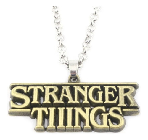 Stranger Things - Collar Demogorgon Letras Run Once 03