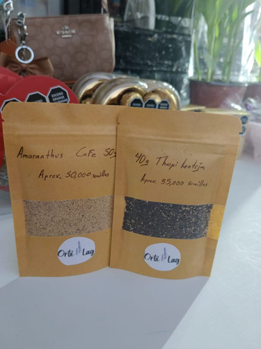 Sobre Semilla Thlaspi Lenteja 40 Gramos
