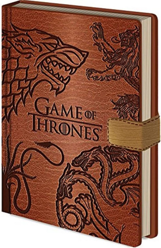 Caderno A5 Sigils De Game Of Thrones Cor Marrom-escuro