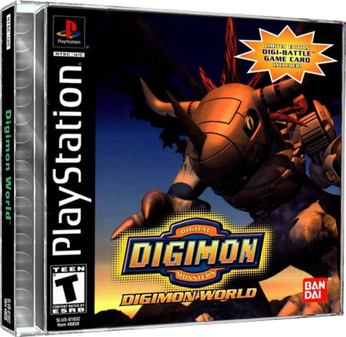 Jogo Digimon World Legendado - Ps1 Midia Fisica
