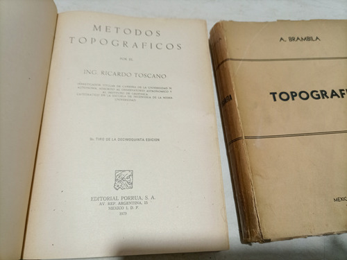 Topografía. Métodos Topográficos (Usado)