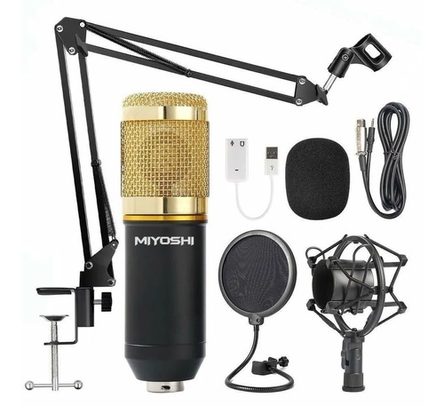 Microfono Condenser Profesional Bm800 Estudio + Kit Completo