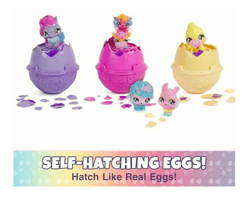 Hatchimals Alive, Canasta De Primavera Con 6 Minifiguras, 3