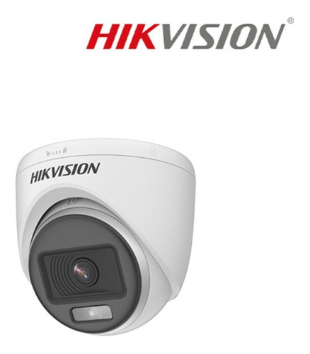 Câmera de segurança Hikvision Color Dome 24/7 Colorvu 2mpx