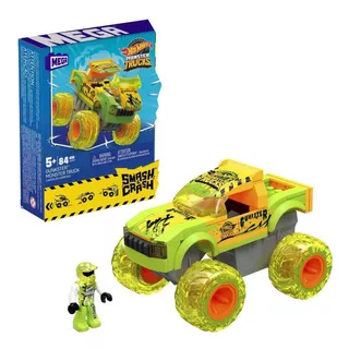 Vehículo Megablocks Monster Trucks Gunkster Hotweels