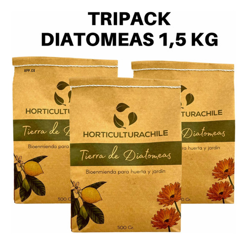 Tierra Diatomeas, Fertilizante/ Insecticida Ecológico 1,5 Kg