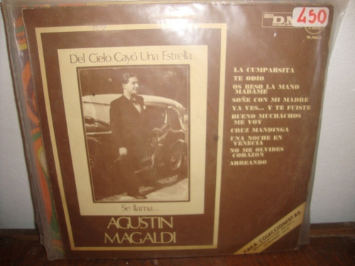 Vinilo Agustin Magaldi Del Cielo Cayo Una Estrella T2