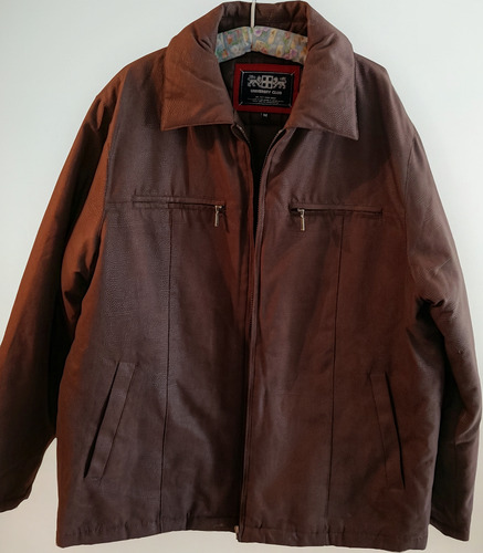 Campera Hombre Talle M Marrón Interior Matelasse (Usado)