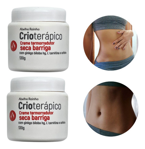 Kit Creme Termorredutor Seca Barriga Crioterápico - Abelha R