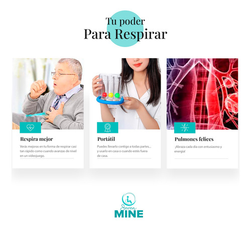 Espirometro 3 Bolas Ip003: Ejercitador Pulmonar Respira