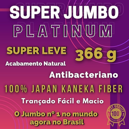 Braids Braids Braid Nagô Dread Twist Color 30 de Jumbo Platinum Ser para mujer