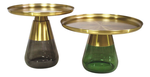 Mesa De Centro Marin Dorado Këssa Muebles